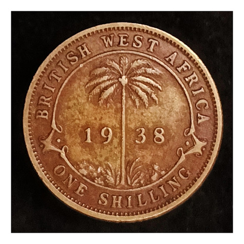 África Del Oeste Británica 1 Shilling 1938 Exc Km 23