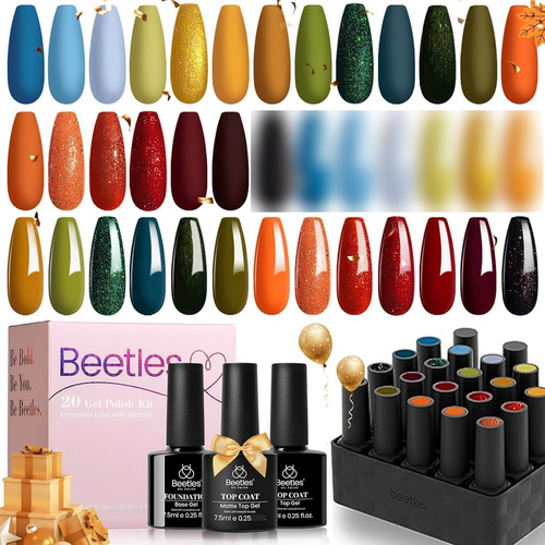Juego De Esmalte De Uñas De Gel Otoño Invierno 6 Colores