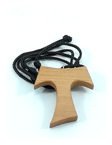 Cruz Tau En Madera Grande 37x42mm Pack X30 Unidades