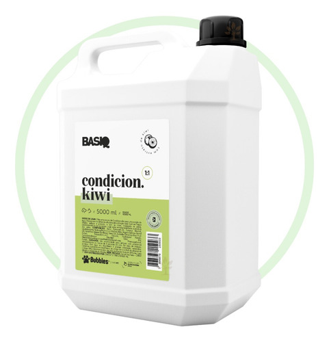 Basiq Condicionador Kiwi 5 Litros Pet Cães Gatos Bubbles