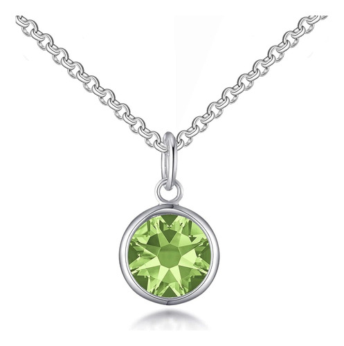 Philip Jones Collar De Piedra Natal De Agosto (peridoto) Cre