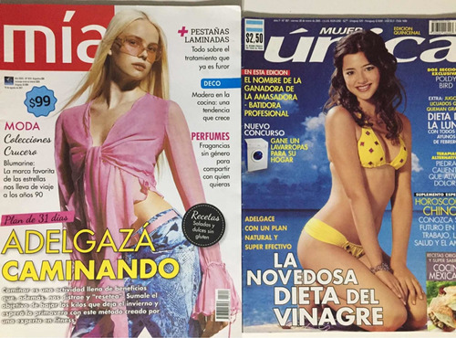 6 Revistas Dieta/nutrición-mía-mujer Única-cormillot-clarín