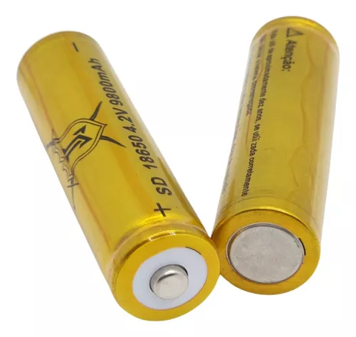 Cargador 18650 Con 2 Baterias 3.7v 5800mah