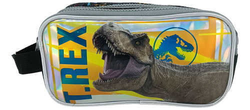 Cartuchera Premium 2 Bolsillos Jurassic World T-rex