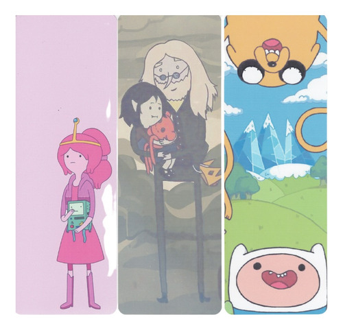 Pack 12 Separadores Para Libros Colección Adventure Time Multicolor Adventure Time 2