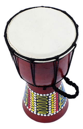 Tambor Africano Bongo Congo Djembe De 5 Pulgadas Madera