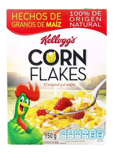 Caja Cereal Corn Flakes De 150 Grs Con 28 Piezas