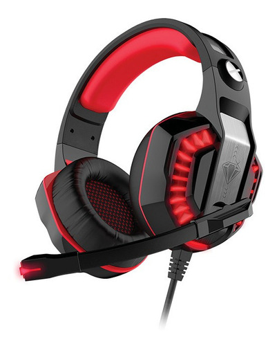 Auriculares gamer Level Up Rattlesnake con luz LED