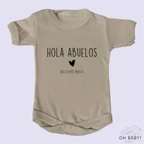 Comprar Body Estampado Anuncio Embarazo Papá Tía Tío Abuelos Abuela