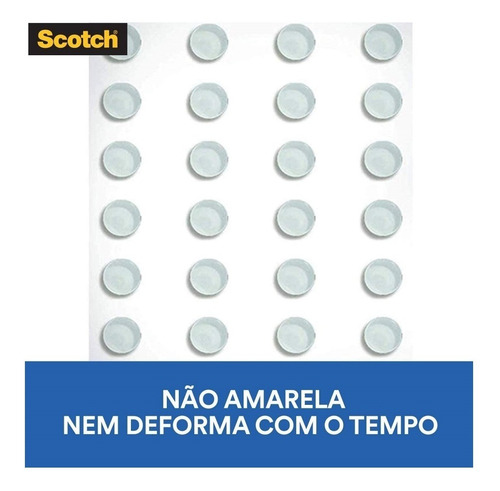 Imagem 6 de 7 de 3 Protetor Anti Impacto 3m Scotch Redondo Extra Pequeno