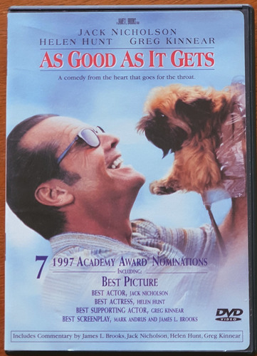 Dvd As Good As It Gets Melhor É Impossível Jack Nicholson