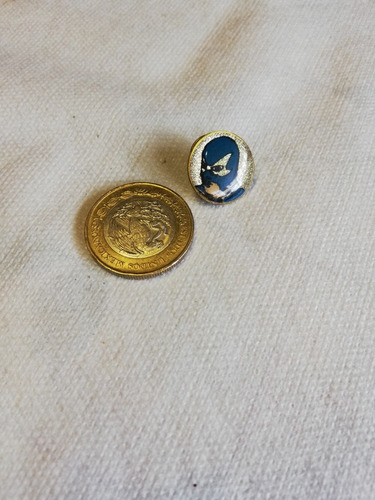 Vintage Pin Prendedor Luchador Acrílico Quizá Blue Demon 