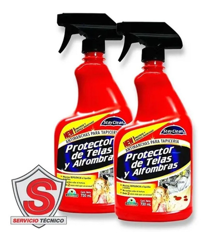 Protector De Telas Y Alfombras Stay Clean 2 Pack