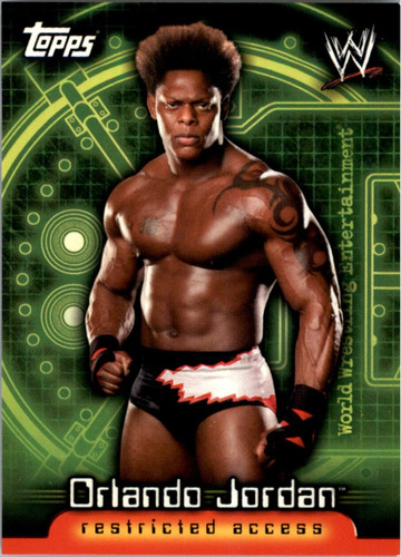 2006 Topps Wwe Insider #54 Orlando Jordan