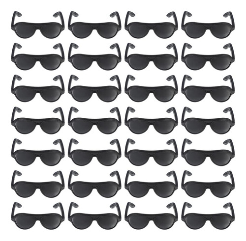 Nuobesty Gafas De Sol Para Muñeca, Mini Gafas De Sol Negras,