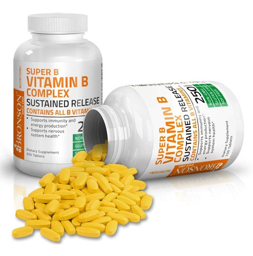 Bronson Super Vitamina B Produccion Energy Sist Nervioso 250