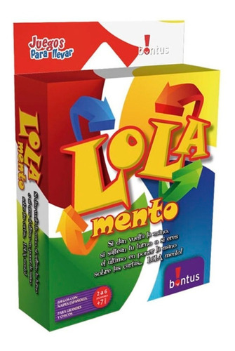 Lola Mento - Juego De Cartas Bontus 00116