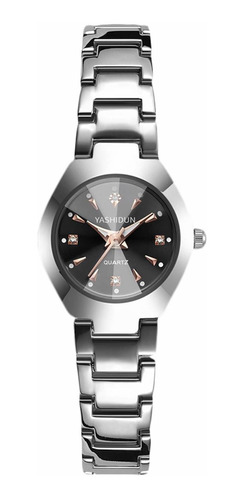 Reloj Mujer Rorios Aa-mg002 Cuarzo Pulso Plateado En Acero