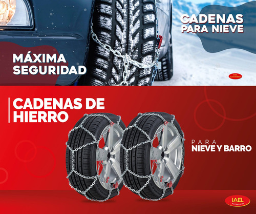 Imagen 10 de 11 de Cadenas Barro Nieve Camioneta Rodado 265/70-17.5 Iael Cd-260