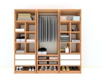 Comprar Modulos De Placard  Interior Completo Armado Melamina 18mm