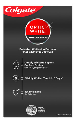 Pasta De Dientes Colgate Optic White Pro Series 5% Hydrogen