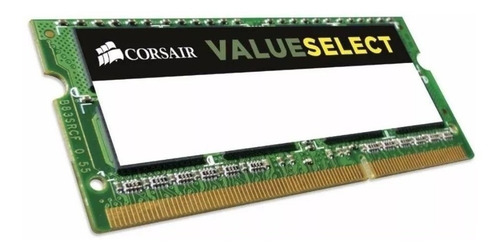 Memória RAM Value Select verde 4GB 1 Corsair CMSO4GX3M1C1600C11