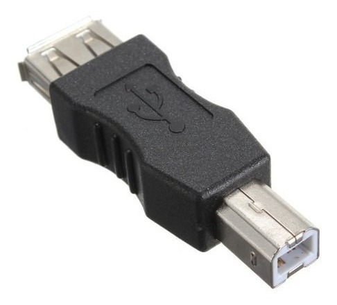 Adaptador Usb-b Macho P/ Usb Femea Conector Cabo Impressora