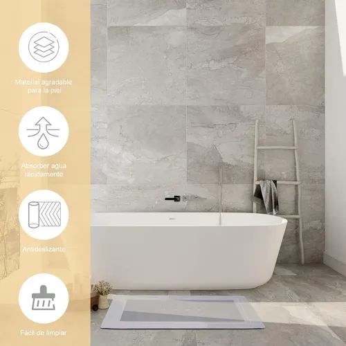 ALFOMBRA DE BAÑO ANTIDESLIZANTE SÚPER ABSORBENTE - SafeStep ï 