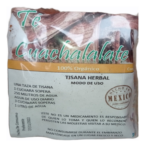 Té Cuachalalate 80gr 100% Natural Productos Tenango