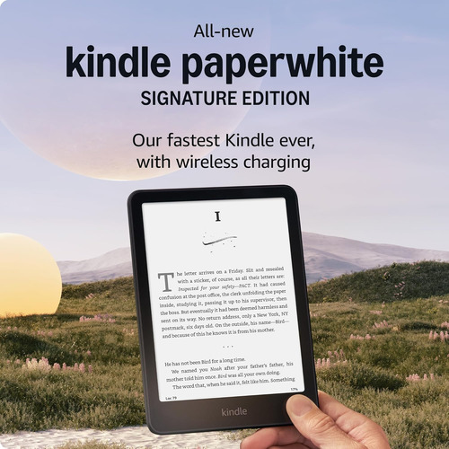 Kindle Paperwhite Signature Edition 32gb - Amazon, Luz Ajust