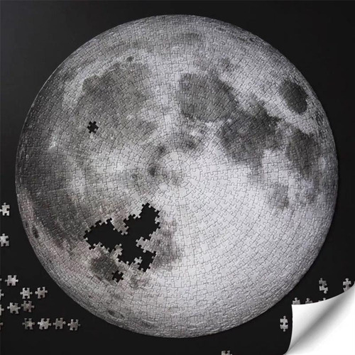 Fweaad 1000 Piezas Circular Luna Puzzle