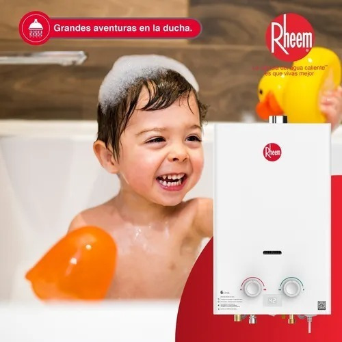 Calentador Rheem 6 Litros Tiro Forzado Para Gas Propano