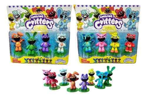 Set X4 Muñecos Smiling Critters Poppy Playtime Precio X Set