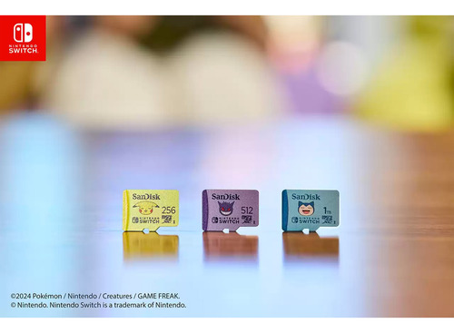 Memoria Microsdxc 256gb Sandisk Pikachu Sdsqxao-256g-gn6zk