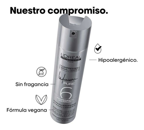 Laca Loreal Professionnel Infinium Pure Strong 300ml