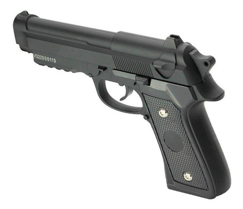 Pistola De Airsoft Pt92 V22 Full Metal Spring 6mm - Vigor