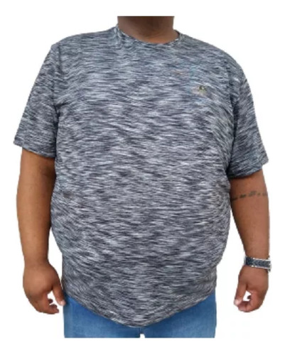 Camiseta Camisa Okdok Lisa Detalhe Logo Plus Size Grande