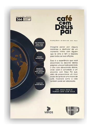 Kit 2livros, Café Com Deus Pai + O Deus Que Destrói Sonhos, Tenho Certeza De Que Este Livro Mudará A Sua Vida, Reconheça Quem Você É, E Viva O Seu Propósito, Junior Rostirola, Rodrigo Bibo De Aquino