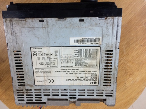 Cd Player Automotivo Lg Lcs 500un ( No Estado ) (Usado)