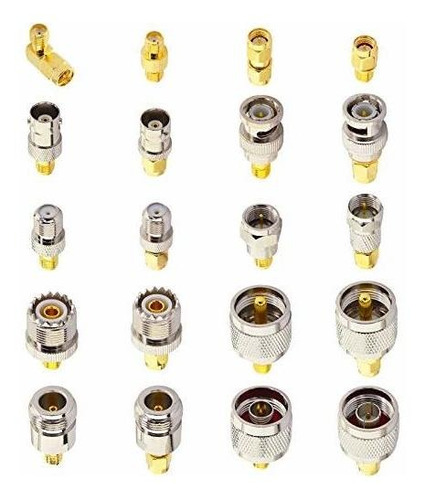 Kit Conector Fpv Coaxial Rf Sma Tipo Adaptador Uhf Bnc