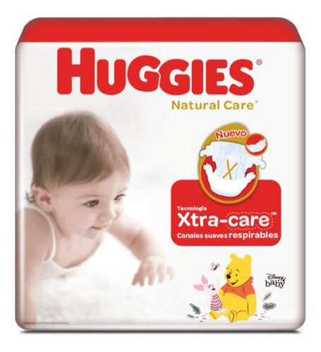 Pañal Huggies Natural Care Etapa 3 - Unidad a $1193