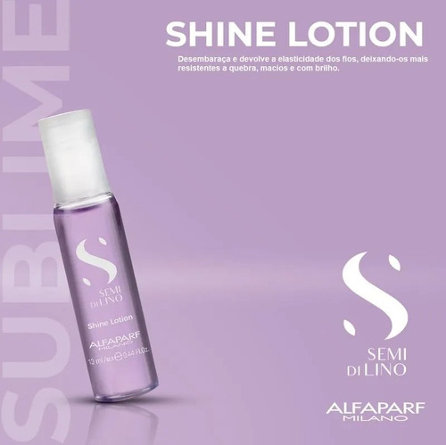 Alfaparf Semi Di Lino Sublime Shine Lotion Ampola 12x 13 Ml