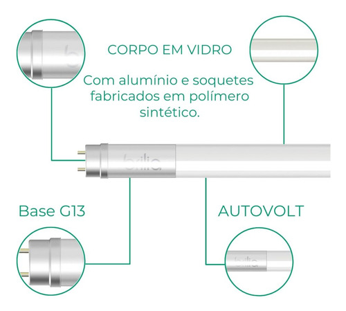 Lampada Led Tubular T8 G13
