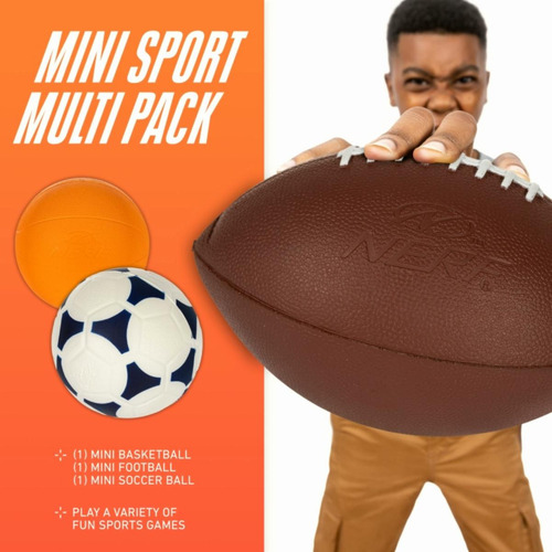 Nerf Pelotas De Espuma Mini Sport Pack