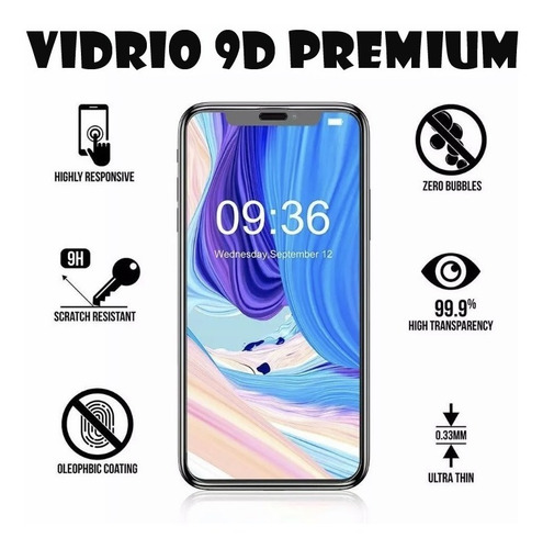 Vidrio Templado Glass Full Cover Samsung A71 6d 9d