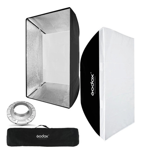 Softbox Godox Para Flash, Tochas Encaixe Bowens 80x120cm