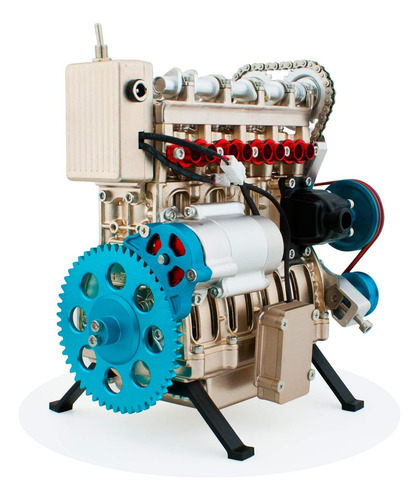 Modelo De Motor Para Armar Djuiinostar De 4 Cilindros
