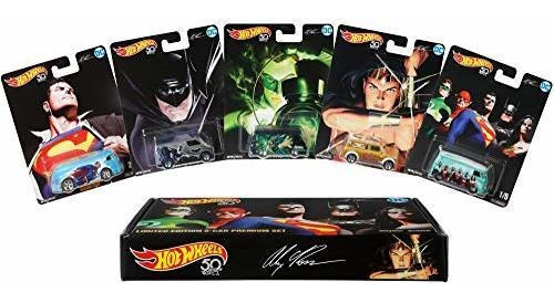 Hot Wheels Alex Ross Edicion Limitada Colector Paquete De 5