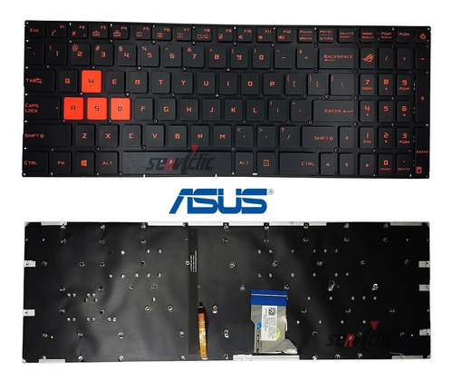 Teclado Asus Gl502, Gl502v, Gl502vt, Gl502vs, Us 