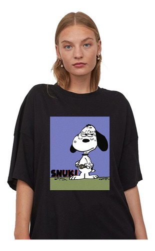 Remera Snuki Snoopy Duki Mauro Lombardo Personalizada Unisex
